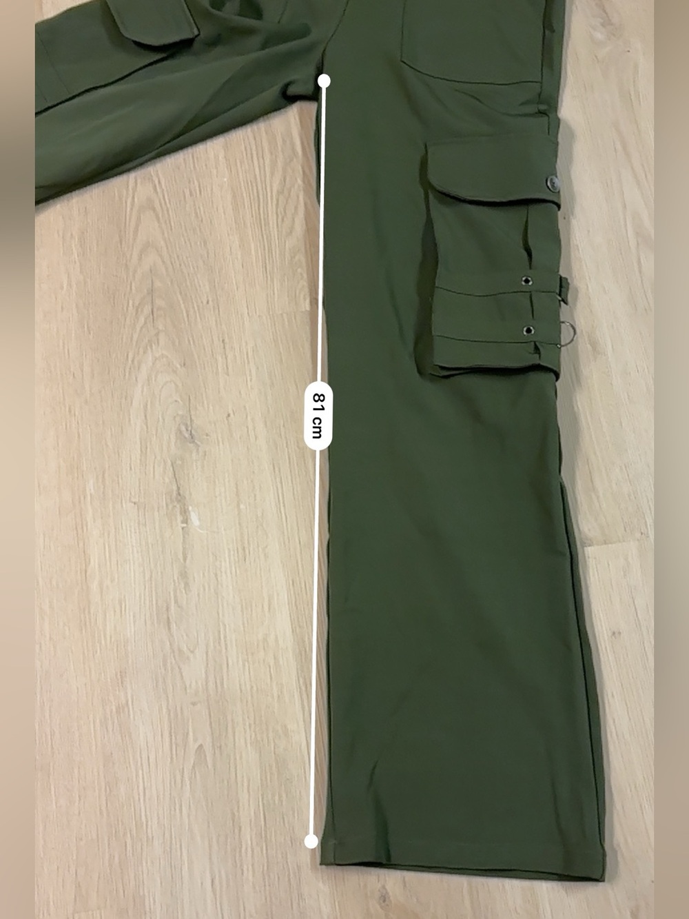 Fashion Nova Olive Utility Jumpsuit Size S Cargo Chic One Piece - Picture 13 of 13